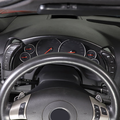 Real Dry Carbon Fiber Full Interior Set Decor Trim Kit for Corvette C6 2005-13 - Styles 6-10 18