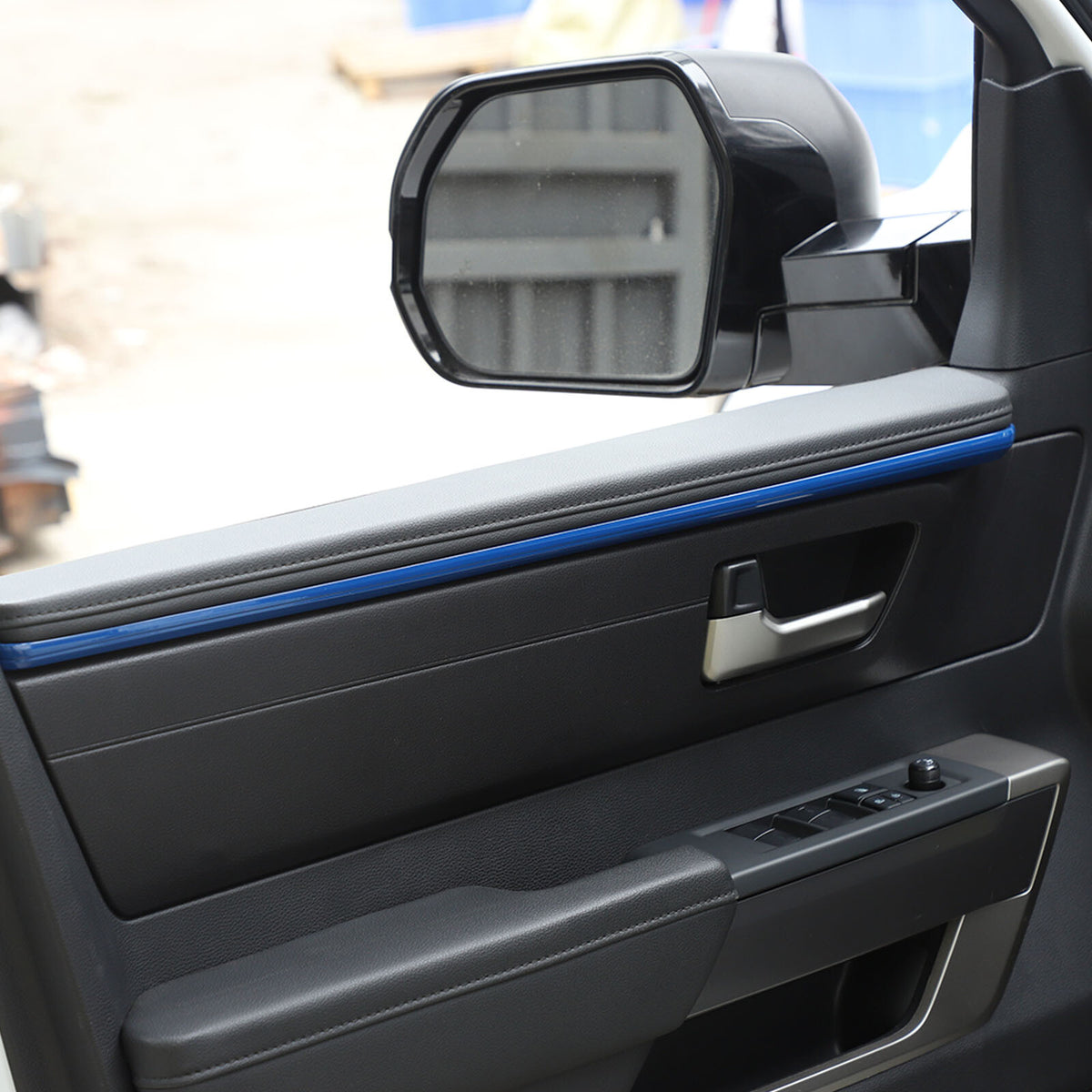 ABS Blue Car Center Panel Trim Interior Accessories For Toyota Tundra 2022-2026 - Variants 6-10 15