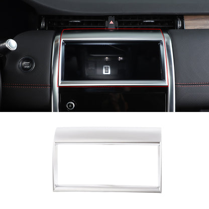 Silver Console Navigation Screen Trim Cover For Land Rover Discovery Sport 20-22 2