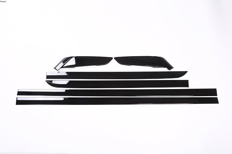 Glossy Black Door Body Side Molding Cover Trim For BMW 5 Series 2018-22 7