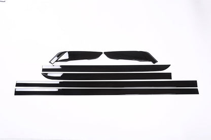 Glossy Black Door Body Side Molding Cover Trim For BMW 5 Series 2018-22 7