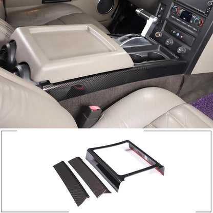 ABS Carbon Fiber Interior Full Set Panel Cover Trim Kit for Hummer H2 2003-2007 21