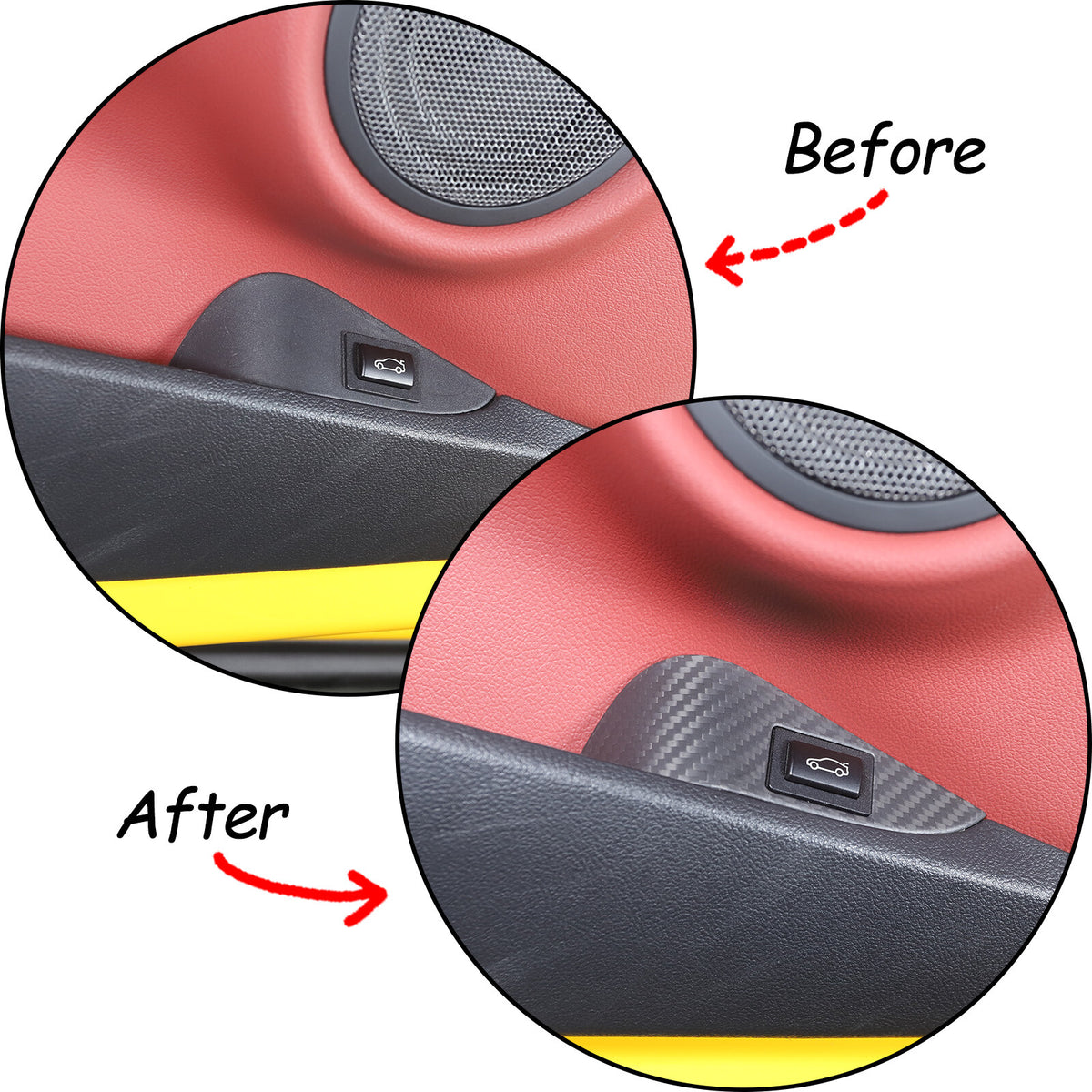 Matte Real Carbon Fiber Interior Trim Cover Accessories For Toyota Supra A90 19+ 48