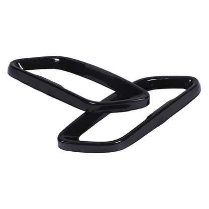 Glossy Black Stainless Rear Exhaust Tip Trim For BMW 8 Series Coupe G14 2019+ 9