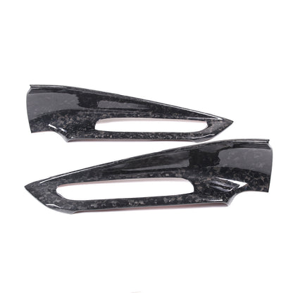 Forged Real Carbon Fiber Interior Door Panel Frame Trim For Corvette C8 2020-26 13