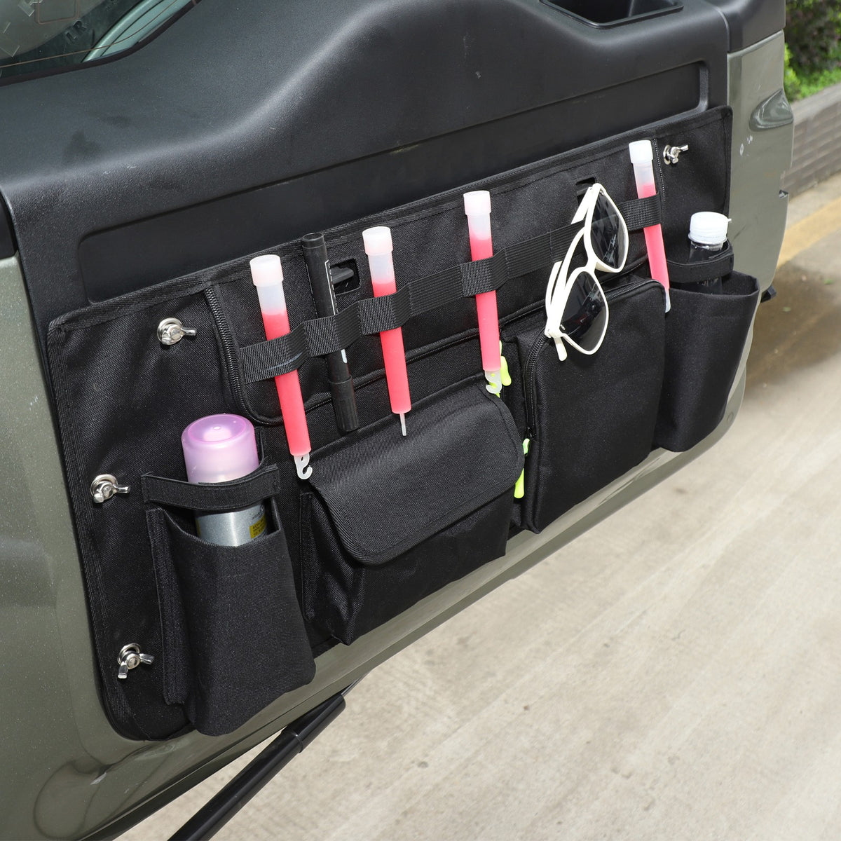 Tailgate Hanging Storage Bag Tray For Land Rover Defender L663 2020+ 11