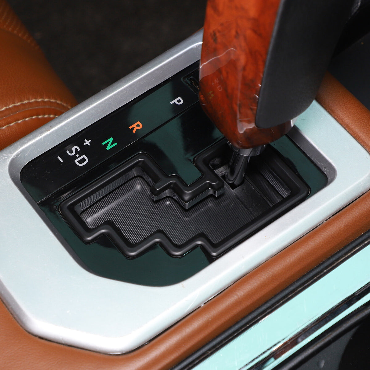 Matte Black Interior Center Console Trim Cover Kit Set For Toyota Tundra 14-21 - Styles 11-11 8
