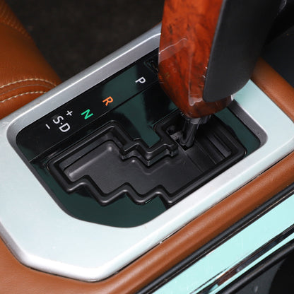 Matte Black Interior Center Console Trim Cover Kit Set For Toyota Tundra 14-21 - Styles 11-11 8
