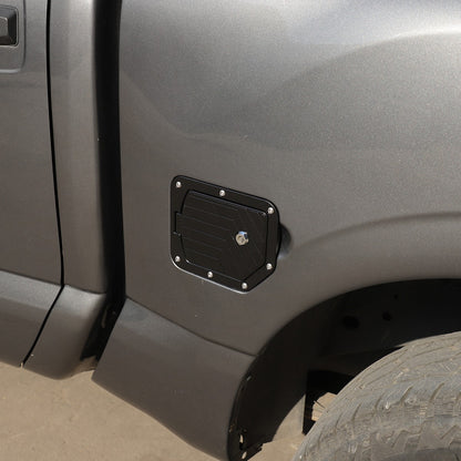Car Gas Tank Fuel Cap Gate Tank Lock Door Locking Cover For Nissan Titan 16-23 22