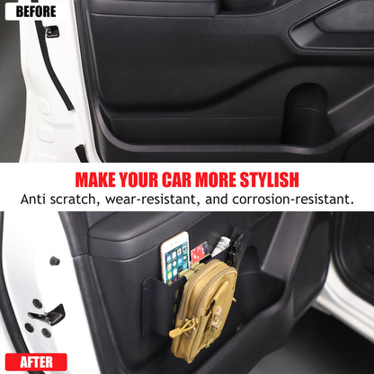 Car Front Door Storage Box Side Pocket Organizer For Nissan Frontier 2022-2024 11