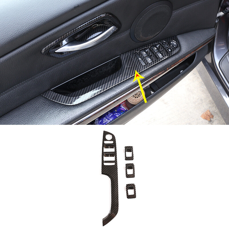 Carbon Fiber ABS Interior Decoration Cover Trim Kit For BMW 3 Series E90 2005-12 - Variants 6-10 32