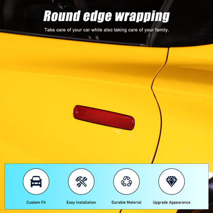 Red Real Carbon fiber Outside Door Handle Cover For Lotus EMIRA 2021-2025 21