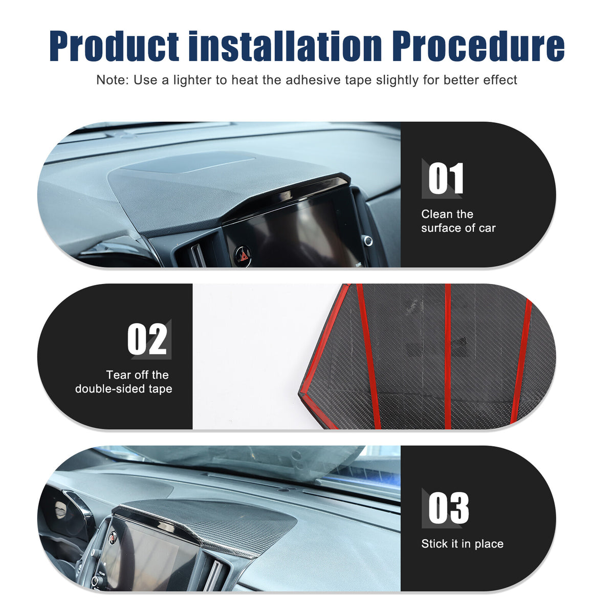 Real Carbon Fiber Center Dashboard Upper Cover Trim For Subaru WRX STI VB 22-24 15