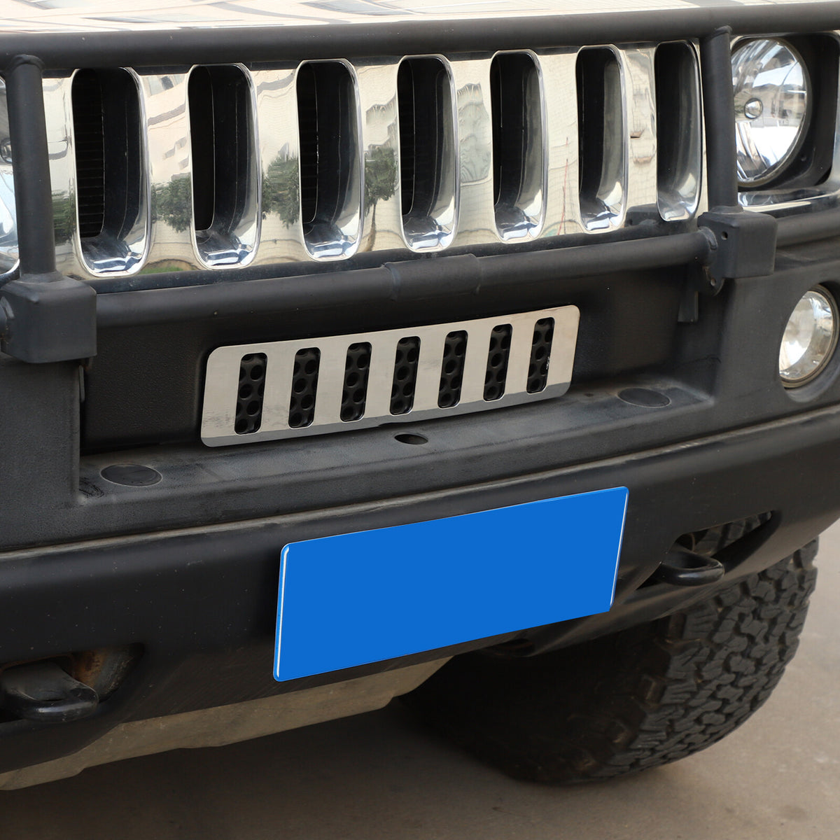 Chrome Steel Exterior Rocker Panel Trim Hood Deck Vent Set For Hummer H2 03-09 27