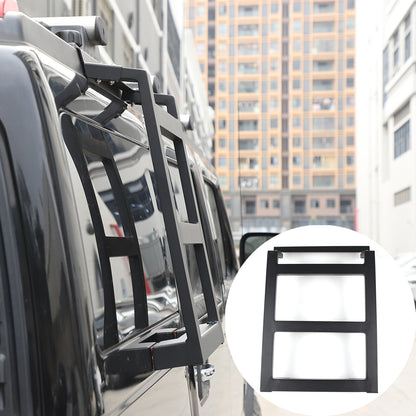 Alloy Rear Roof Climbing Ladder Rack Window Molle Panel For Hummer H2 2003-09 68