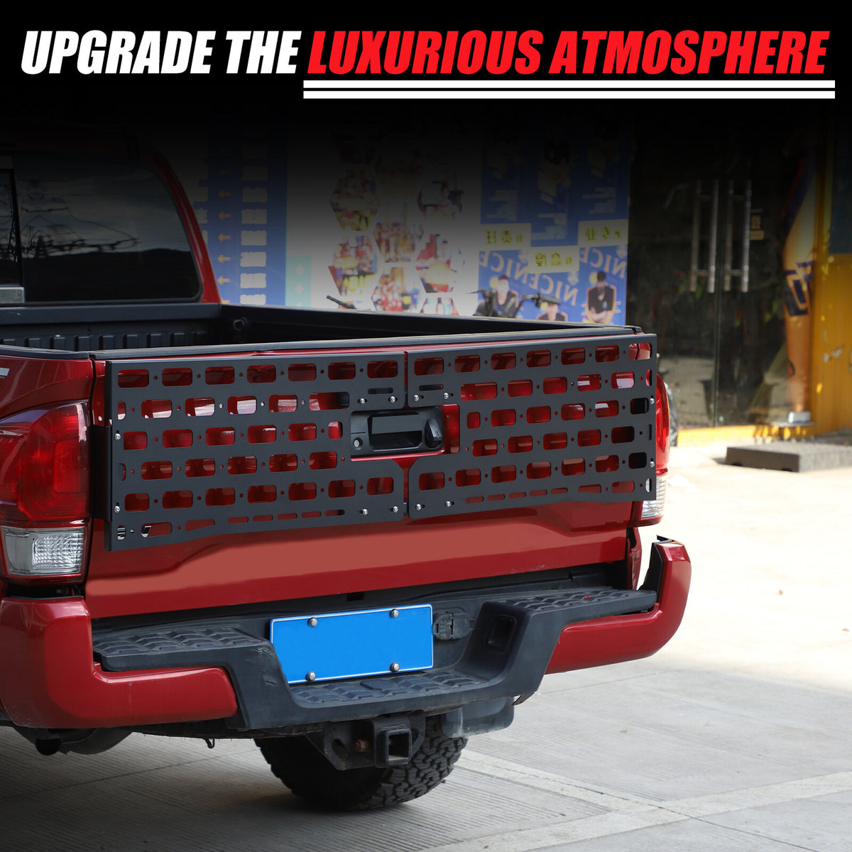 Rear Bed Molle Panel Truck Bed Tailgate Molle Panel For Toyota Tacoma 2016-22 14