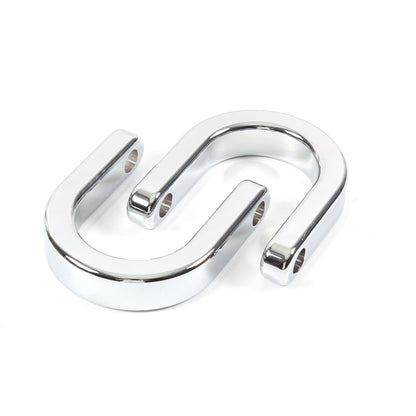 2PCS Silver Car Tow Hook Track Racing Trailer Ring For Hummer H2 2003-2009 US 16