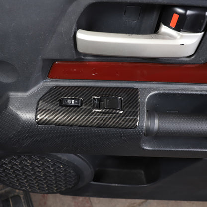 ABS Carbon Fiber Full Interior Center Decoration Trim Kit For FJ Cruiser 2007-21 - Styles 1-5 31