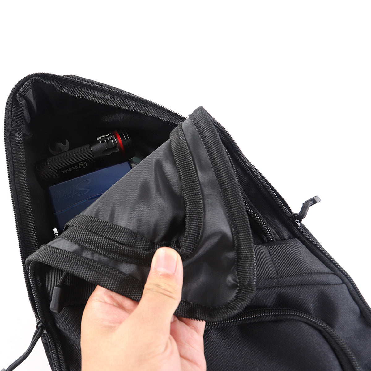 Car Trunk Right Side Window Storage Bag Tool Bag For BMW X5 2019-2023 15