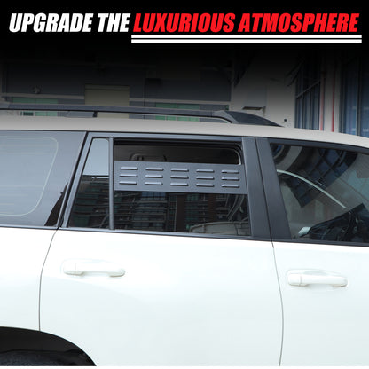 Front & Rear Window Glass Louver Air Vent Panel Trim For Lexus GX 2003-2009 24
