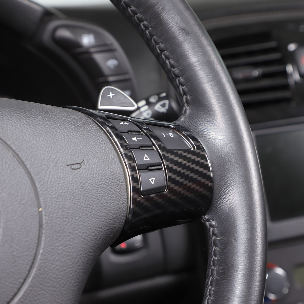 ABS Carbon Fiber Center Console Interior Trim Cover Full Set Kit For Corvette C6 - Styles 6-10 9