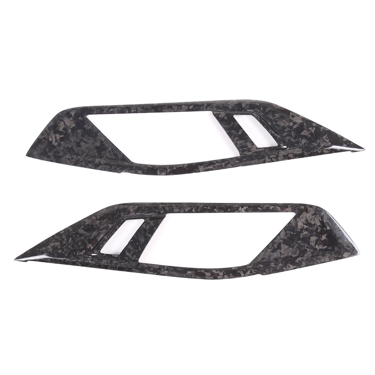 Forged Carbon Fiber Inner Door Handle Frame Cover Trim For BMW 4 Series 2022-24 3