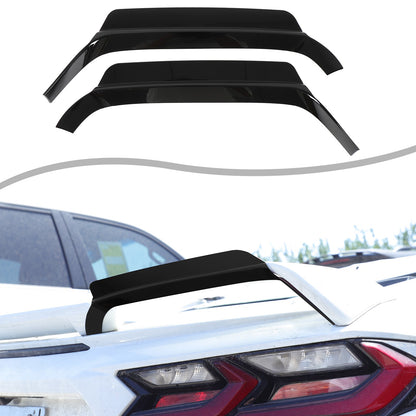 Glossy Piano Black Rear Spoiler Wing Trim Cover For Corvette C8 2LT 3LT 2020+ 3