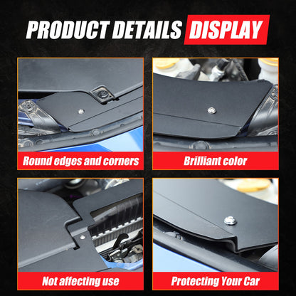 Alloy Black Engine Hood Latch Dust Cover Plate For Subaru WRX VB/Levorg 2022+ 8