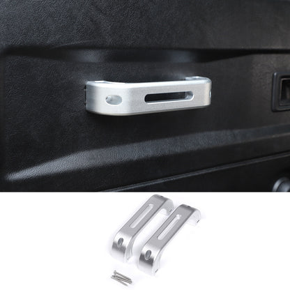 Silver Hollow Inner Door Handle Grab Handle Trim For Land Rover Defender 2004-18 2