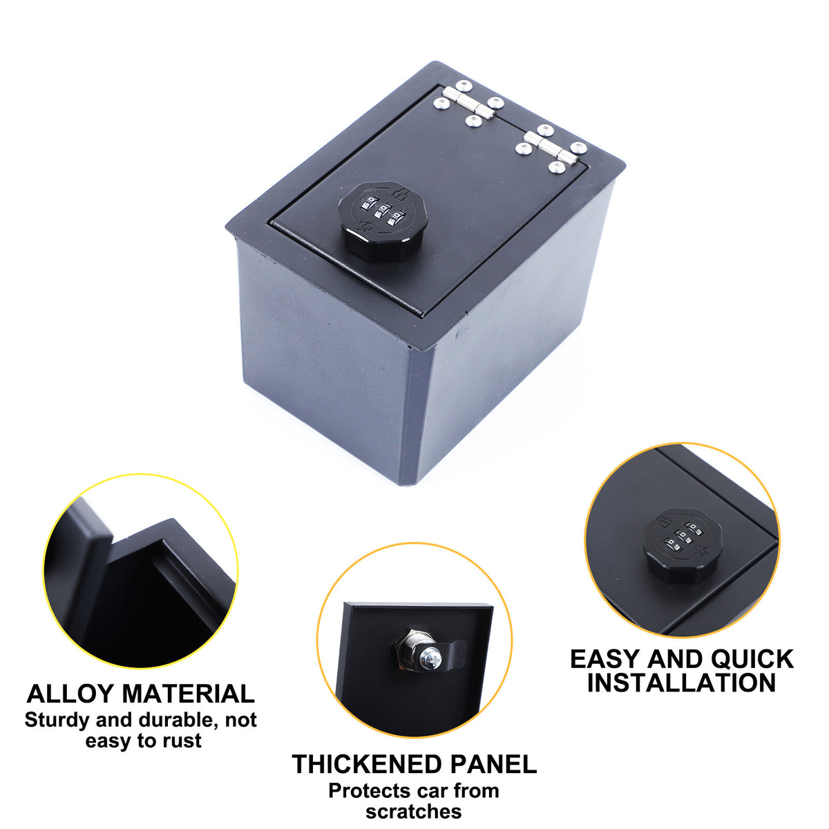Center Console Safe GUN Storage Lock Box W/ TRAY For Acura RDX 2011-2018 17