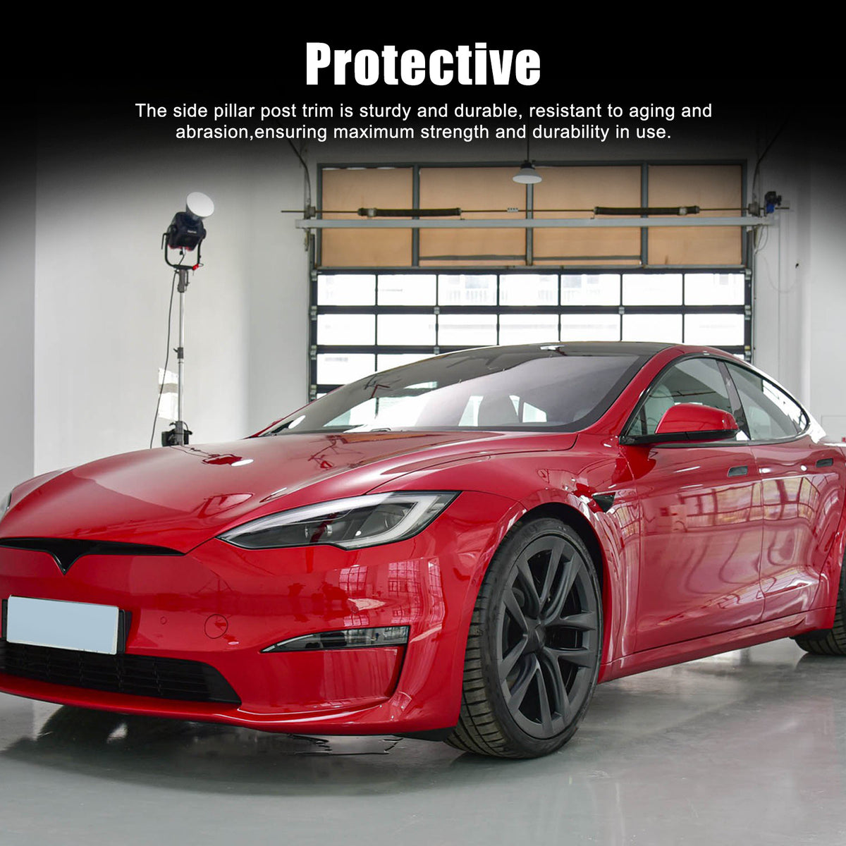 Real Dry Carbon Fiber Center Console Interior Trim Cover For Tesla Model S 23+ 9