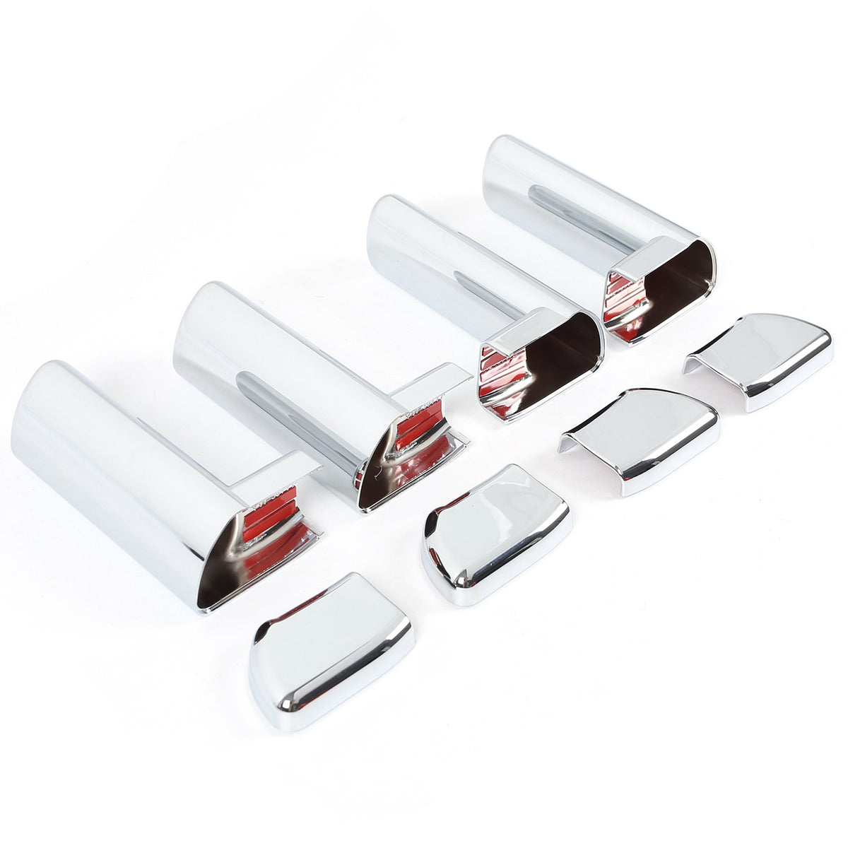 Silver Chrome Exterior Door Handle Mirror Hood Vent Trim Kit For Hummer H2 03-09 164