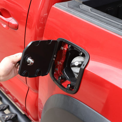 Alloy Locking Fuel Door Gas Tank Cap Cover Lock Key For Toyota Tacoma 2016-23 US 3