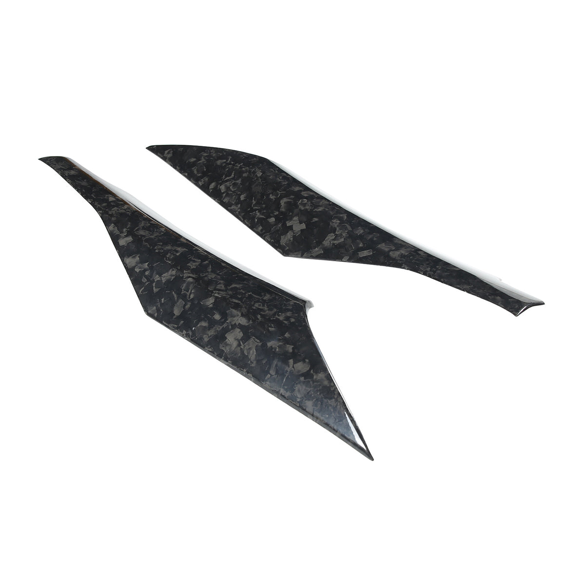 Forged Carbon Fiber Window Glass Door Upper Panel Trim For Corvette C8 2020+ US 11