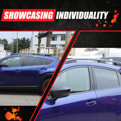 US Flag Alloy Window Center Pillar Trim Panel For Subaru Crosstrek 24+ 10