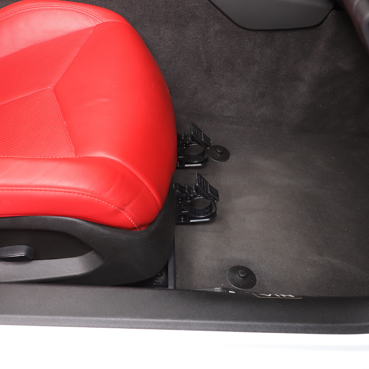 Passanger Side Under Seat Flashlight Holder Bracket Mount For Corvette C8 20-26 6