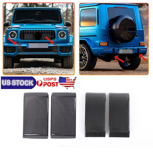 Real Carbon Fiber Front Rear Bumper Trim For Benz G-Class G550 G63 W465 25+ US 1