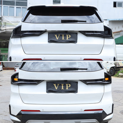 Smoked Black Rear Tail Light Guard Decor Cover Trim For BMW X1 iX1 U11 2023+ 20