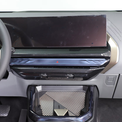 Carbon Fiber ABS Center Console Air Outlet Frame Trim For BMW X3 G45 2025+ US 8
