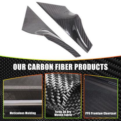 Real Carbon Fiber Interior Door Handle Cover Trim For BMW 5 Series G60 i5 2024+ 4
