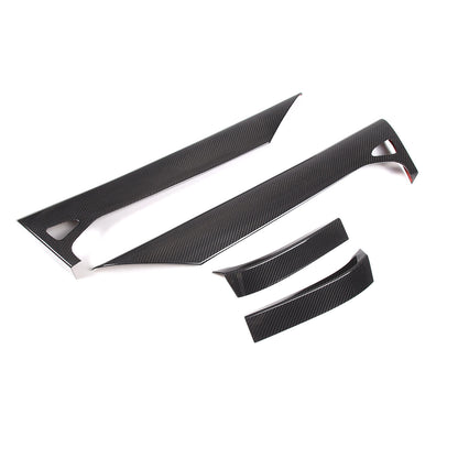 Real Carbon Fiber Inner Interior Door Panel Cover Trim For Corvette C8 2020-26 6