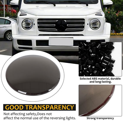 Smoked Black ABS Front Logo Badge Cover Trim For Benz W463 G550 G63 2019+ US 18