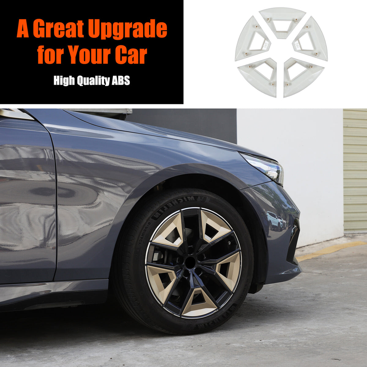 Replacement Car Wheel Edge Decor trim Cover For BMW 5 Series G60 2024+ 21