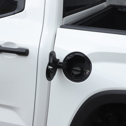 Locking Fuel Door Black Gas Tank Cap Cover Lock Key For Toyota Tundra 22+ US 8