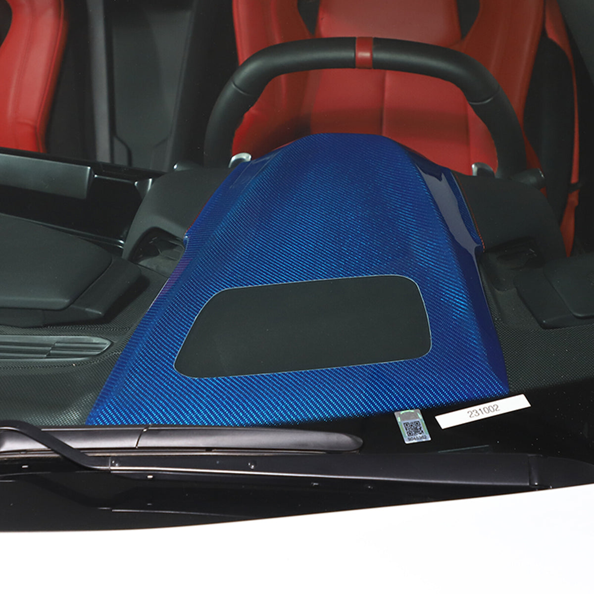 Blue Real Carbon Fiber Full Interior Set Decor Trim Kit for Corvette C8 20-25 - Variants 1-5 51
