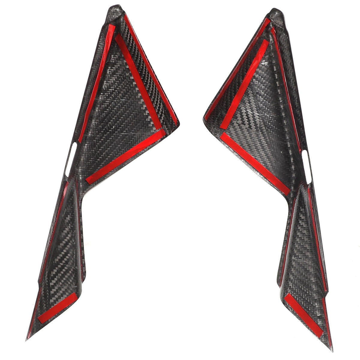 Real Carbon Fiber Front Inner Triangle Pillar Trim For Nissan 370Z Z34 2009-2020 6