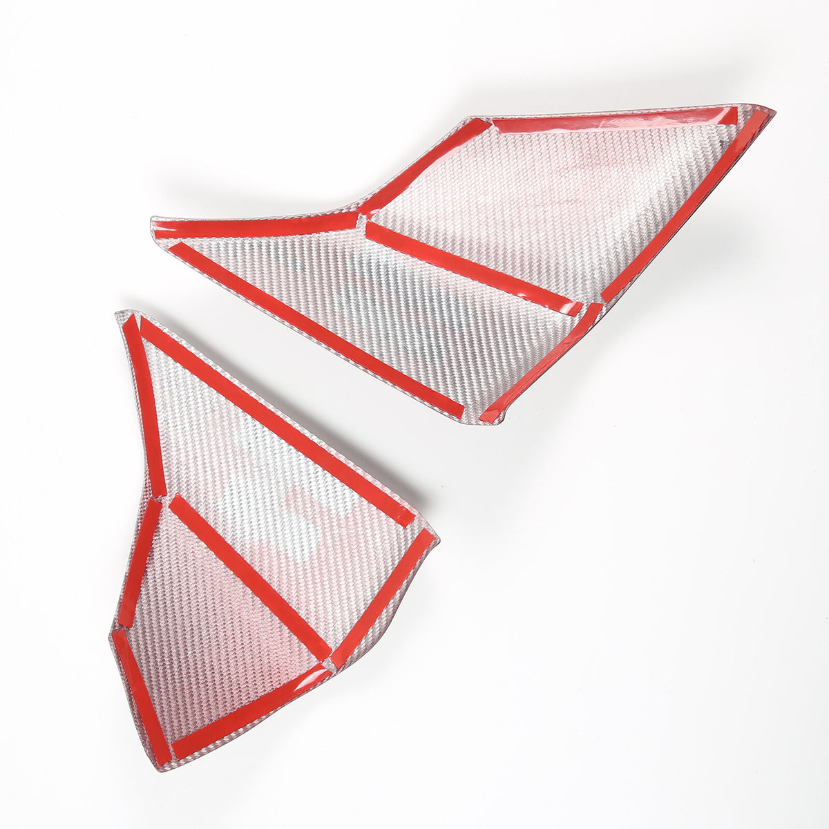 Red Carbon Fiber Dashboard Instrument Upper Frame Cover Trim For 20+ Corvette C8 10