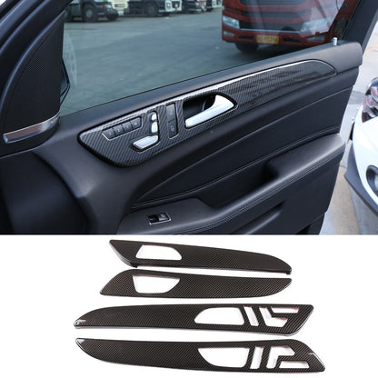 Carbon Fiber ABS Center Console Panel Trim For Benz ML W166/GL X166 2013‑2015 20