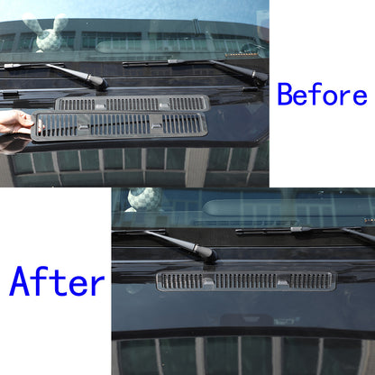 Real Carbon Fiber Hood Engine Air Vent Trim For Benz G W463 G500 G63 19-24 US 6