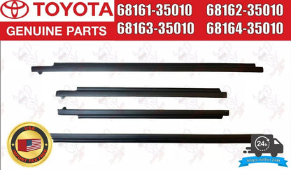 Toyota Genuine 4Runner 96-02 Door Belt Molding Set of 4 Front Rear Left Right 1